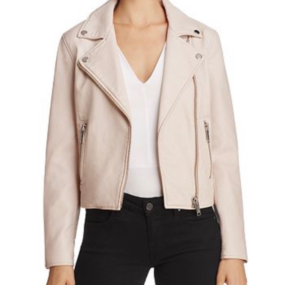 Pistola Light Pink Moto Jacket
